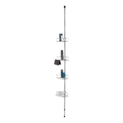 WENKO 21803100-Ugaona polica DOLCEDO 31x275 cm nehrđajući čelik/sjajni krom