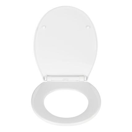 WENKO 21901100-WC daska za WC KOS 44x37 cm bijela/srebrna