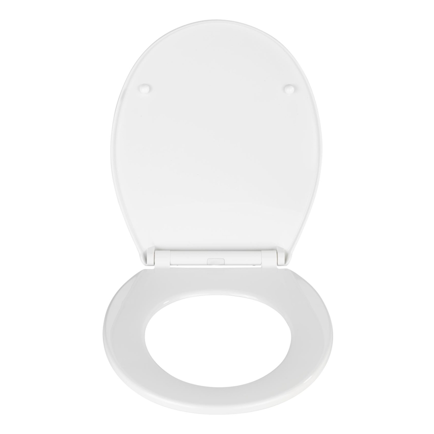WENKO 21901100-WC daska za WC KOS 44x37 cm bijela/srebrna