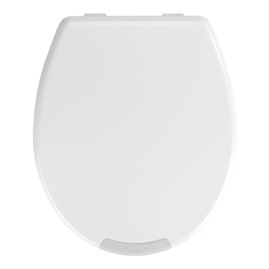 WENKO 21905100-WC sjedalo SECURA 37x44 cm bijela/siva