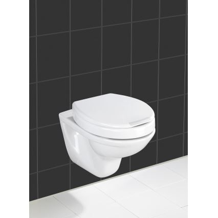 WENKO 21905100-WC sjedalo SECURA 37x44 cm bijela/siva