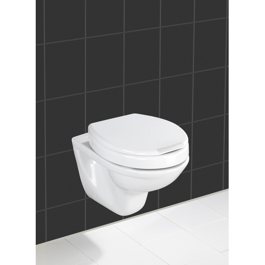 WENKO 21905100-WC sjedalo SECURA 37x44 cm bijela/siva