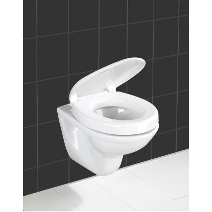 WENKO 21905100-WC sjedalo SECURA 37x44 cm bijela/siva