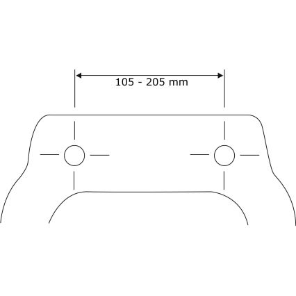 WENKO 22015100-WC sjedalo WENGE 35,5x42,5 cm smeđa/srebrna