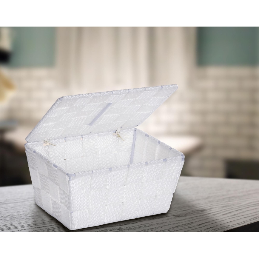 WENKO 22077100 - Koš ADRIA 19x14 cm bijeli
