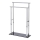 WENKO 22089100 – Vješalica LAVA 52x81,5 cm od nehrđajućeg čelika / srebrna / crna
