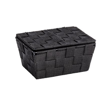 WENKO 22197100 - Koš ADRIA 19x14 cm crni