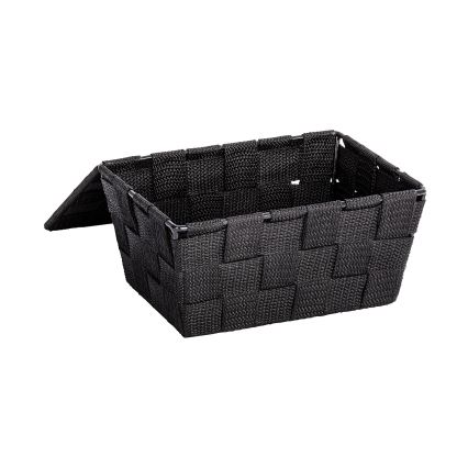 WENKO 22197100 - Koš ADRIA 19x14 cm crni