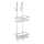 WENKO 22213100 - Stalak ALDO 24,5x70 cm nehrđajući čelik/srebrna
