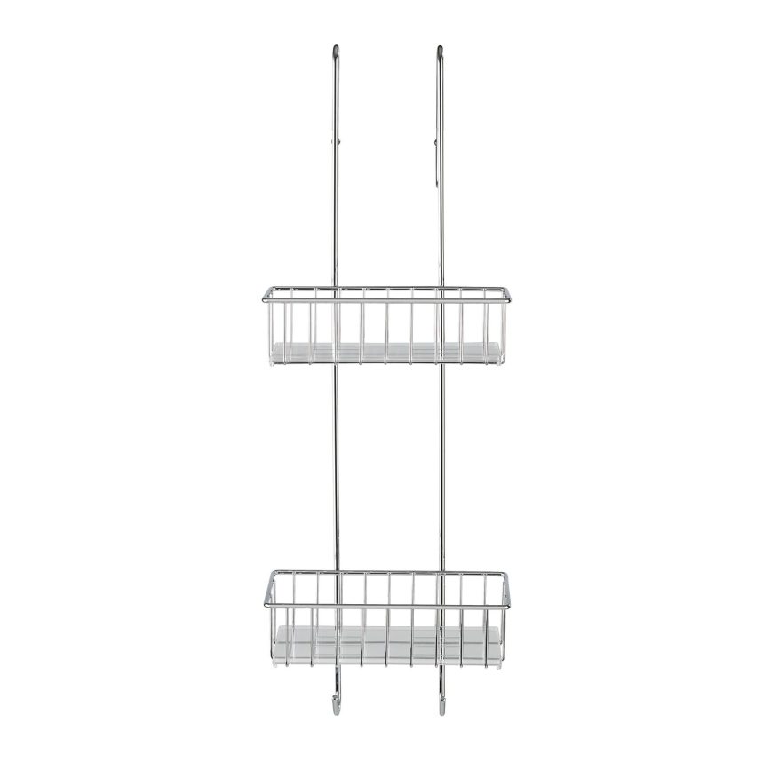 WENKO 22213100 - Stalak ALDO 24,5x70 cm nehrđajući čelik/srebrna