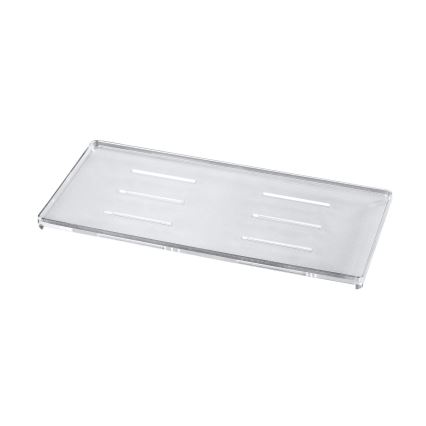 WENKO 22213100 - Stalak ALDO 24,5x70 cm nehrđajući čelik/srebrna