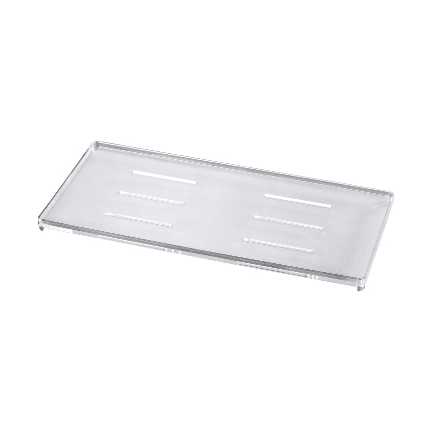 WENKO 22213100 - Stalak ALDO 24,5x70 cm nehrđajući čelik/srebrna