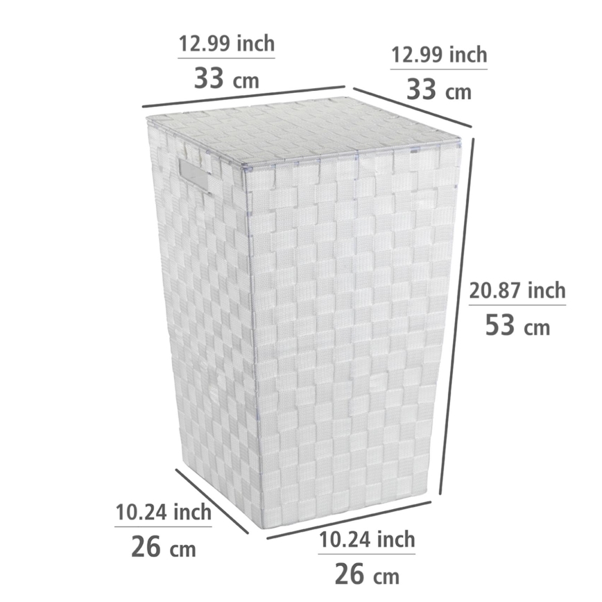 WENKO 22277100 - Koš ADRIA 33x53 cm bijela