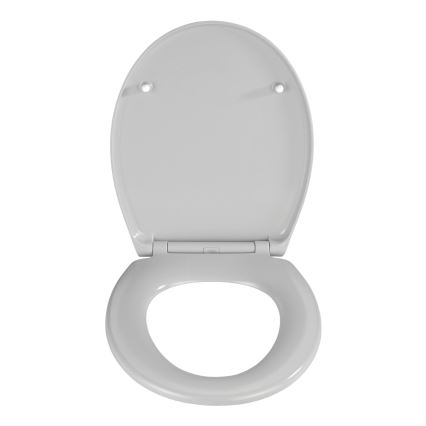WENKO 22402100-WC sjedalo za WC SAMOS 44,5x37,5 cm siva/srebrna