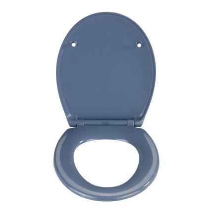 WENKO 22403100-WC sjedalo SAMOS 44,5x37,5 cm plavo/srebrno
