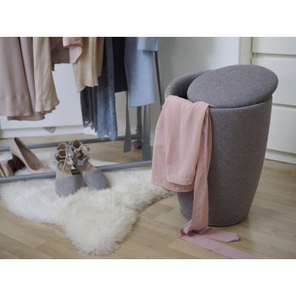 WENKO 22448100 - Stolica CANDY 36x50,5 cm siva/crna