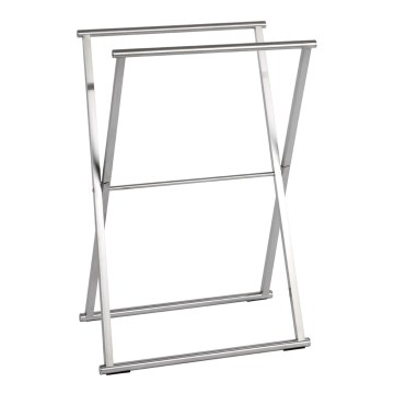 WENKO 22476100 - Stalak za ručnike LAVA 53,5x80,5 cm nehrđajući čelik/srebrna