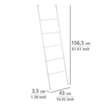 WENKO 22508100 - Držač ručnika VIVA 43x156,5 cm bijela