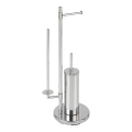 WENKO 22512100 - WC četka UNIVERSALO NEO 30x73 cm, nehrđajući čelik/srebrna