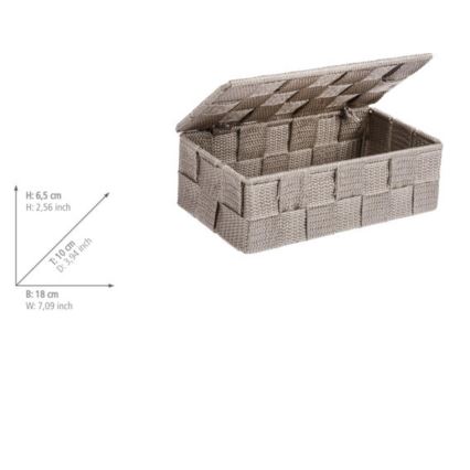 WENKO 22572100 - Organizator ADRIA 18x10 cm bež