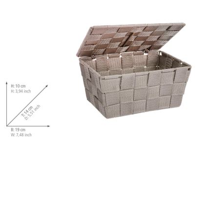WENKO 22575100 - Koš ADRIA 19x14 cm bež