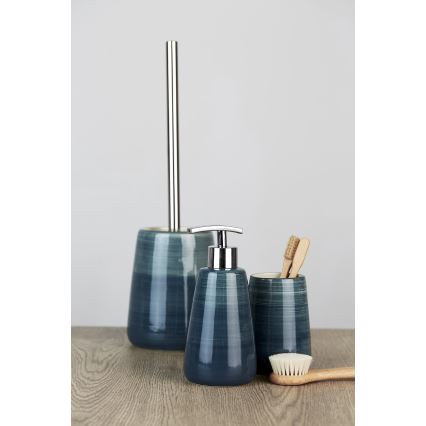 WENKO 22648100 - WC set POTTERY 12,5x39,5 cm tirkizna