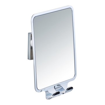 WENKO 22693100 - Kozmetičko ogledalo VACUUM-LOC QUADRO ED 14x19,5 cm, sjajni krom