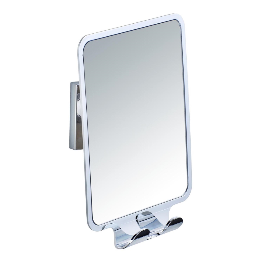WENKO 22693100 - Kozmetičko ogledalo VACUUM-LOC QUADRO ED 14x19,5 cm, sjajni krom