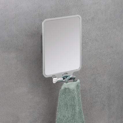 WENKO 22693100 - Kozmetičko ogledalo VACUUM-LOC QUADRO ED 14x19,5 cm, sjajni krom