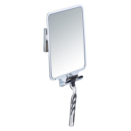 WENKO 22693100 - Kozmetičko ogledalo VACUUM-LOC QUADRO ED 14x19,5 cm, sjajni krom