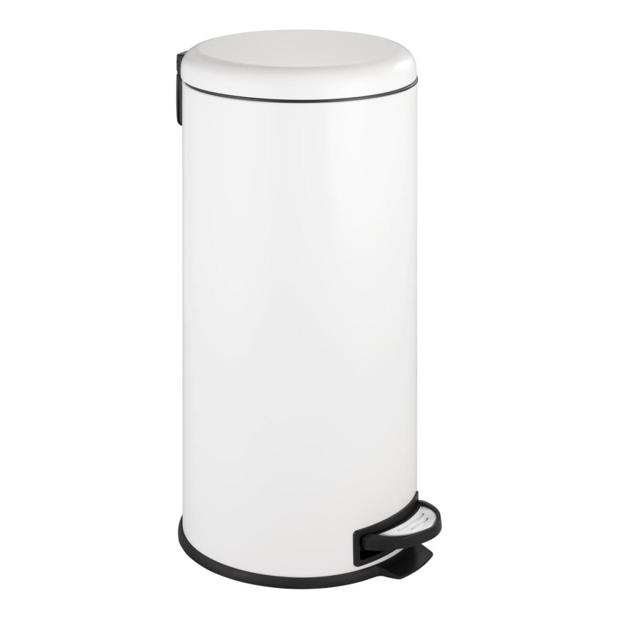 WENKO 22709100 - Koš LEMAN 30,5x64 cm bijela/crna