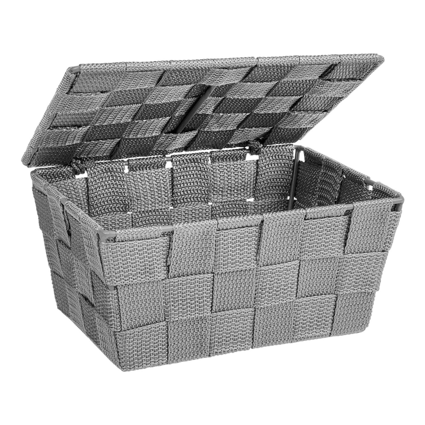 WENKO 22793100 - Koš ADRIA 19x14 cm sivi