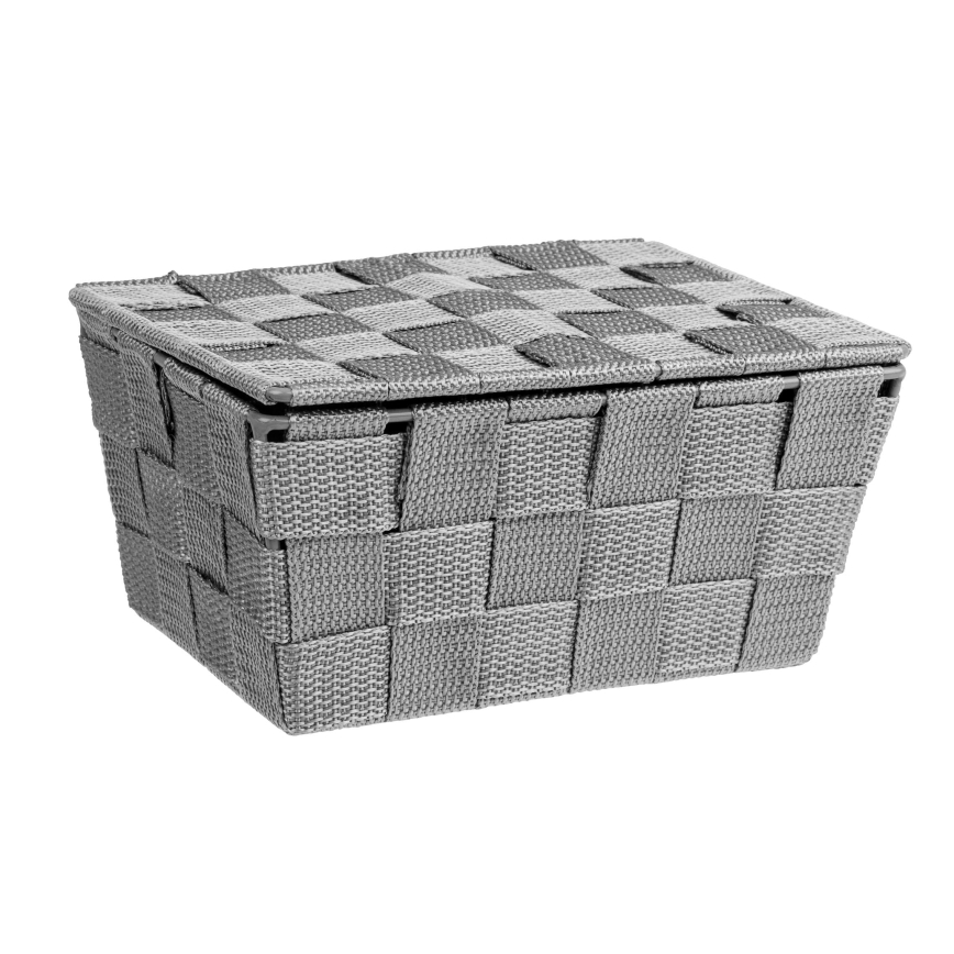 WENKO 22793100 - Koš ADRIA 19x14 cm sivi