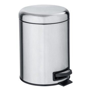 WENKO 22829100 - Kanta LEMAN 17x25 cm inox/satinirano/crna