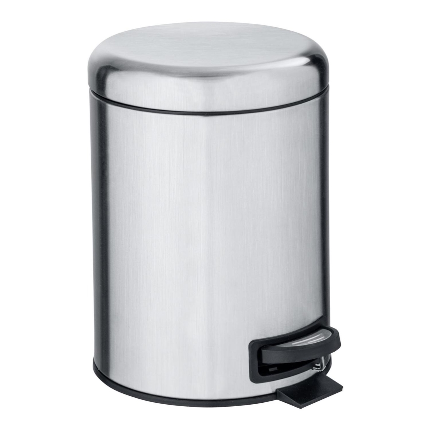 WENKO 22829100 - Kanta LEMAN 17x25 cm inox/satinirano/crna