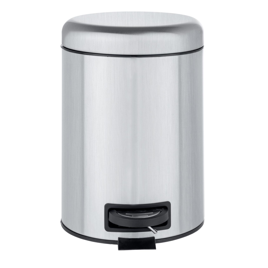 WENKO 22829100 - Kanta LEMAN 17x25 cm inox/satinirano/crna