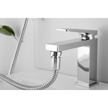 WENKO 22866100 - Tuš UNIVERSAL 170x6,5 cm sjajni krom/srebrna/siva