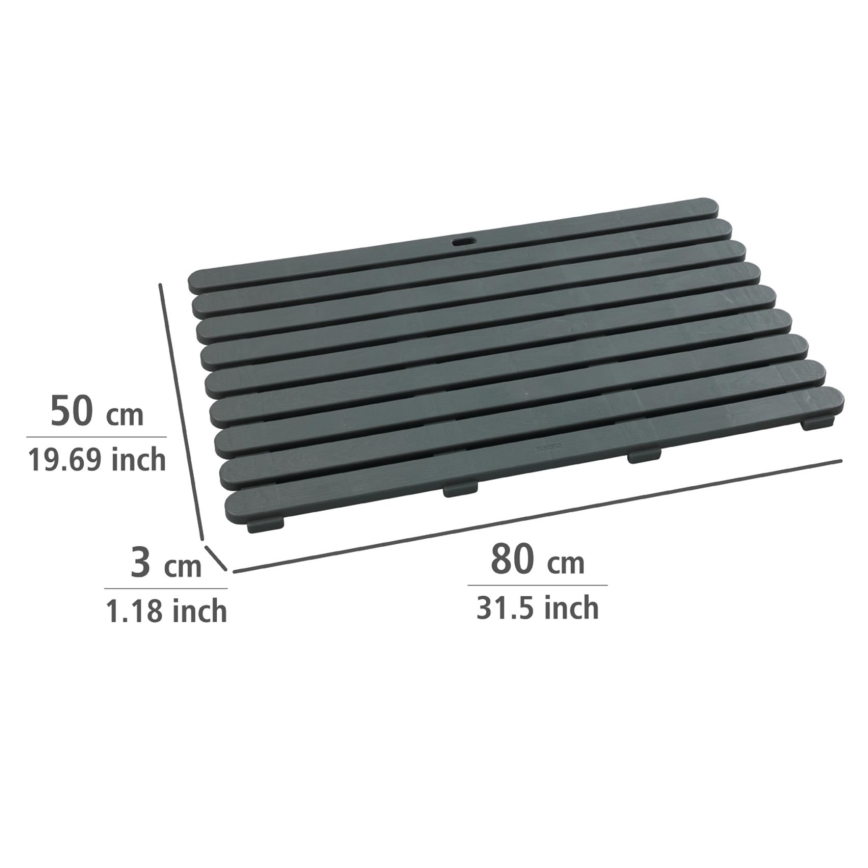 WENKO 22948100-Otirač UNUTARNJI & VANJSKI 50x80 cm sivi