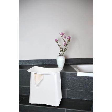 WENKO 22949100 - Stolica WING 45x48 cm bijela/crna