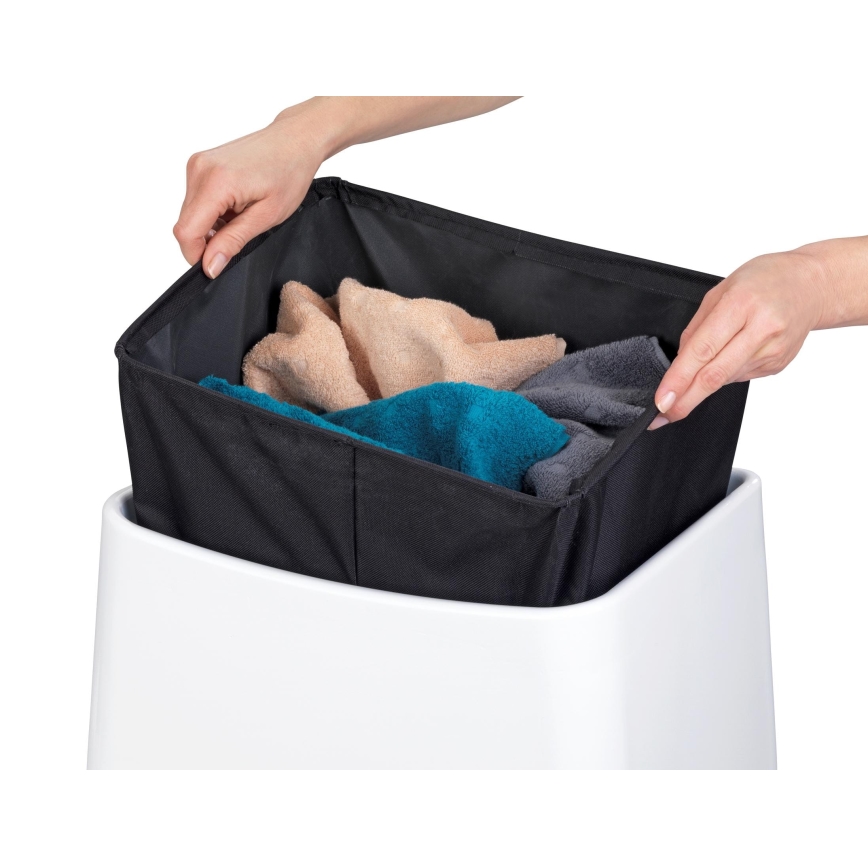 WENKO 22949100 - Stolica WING 45x48 cm bijela/crna