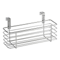 WENKO 2344100 - Koš SLIM 24x11,5 cm sjajni krom/crna