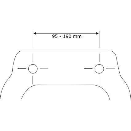 WENKO 23443100 - WC daska KOS 44x37 cm crna