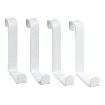WENKO 23545100-Vješalica na vrata 7,6x6 cm bijela