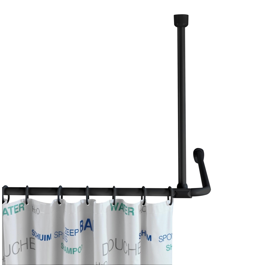 WENKO 23566100 - Stropna potpora UNIVERSAL 57 cm, crna