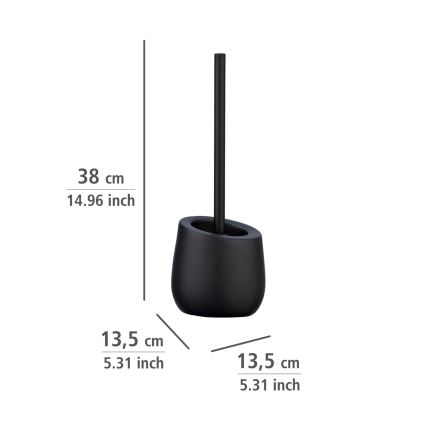 WENKO 23654800 - WC četka BADI 13,5x38 cm crna