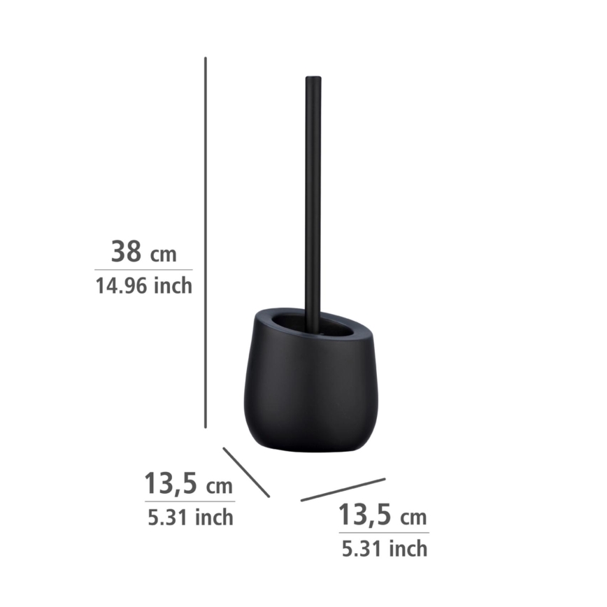 WENKO 23654800 - WC četka BADI 13,5x38 cm crna