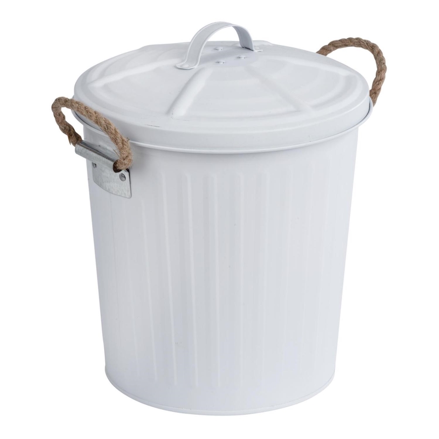 WENKO 23703100 - Koš GARA 24x28,5 cm bijela