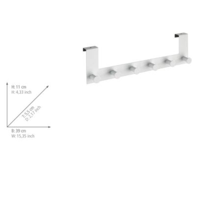 WENKO 23724100-Vješalica CELANO 39x11 cm bijela