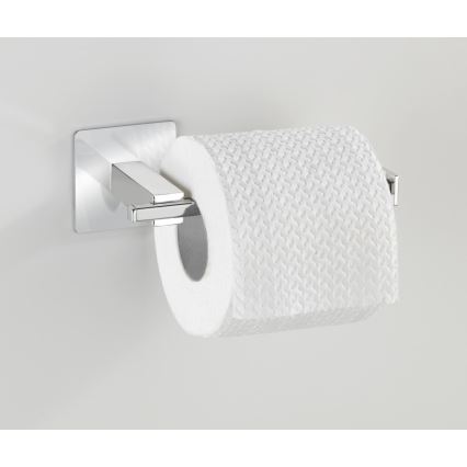 WENKO 23859800 - Držač toaletnog papira TURBO-LOC QUADRO ED 16,5x6,5 cm nehrđajući čelik