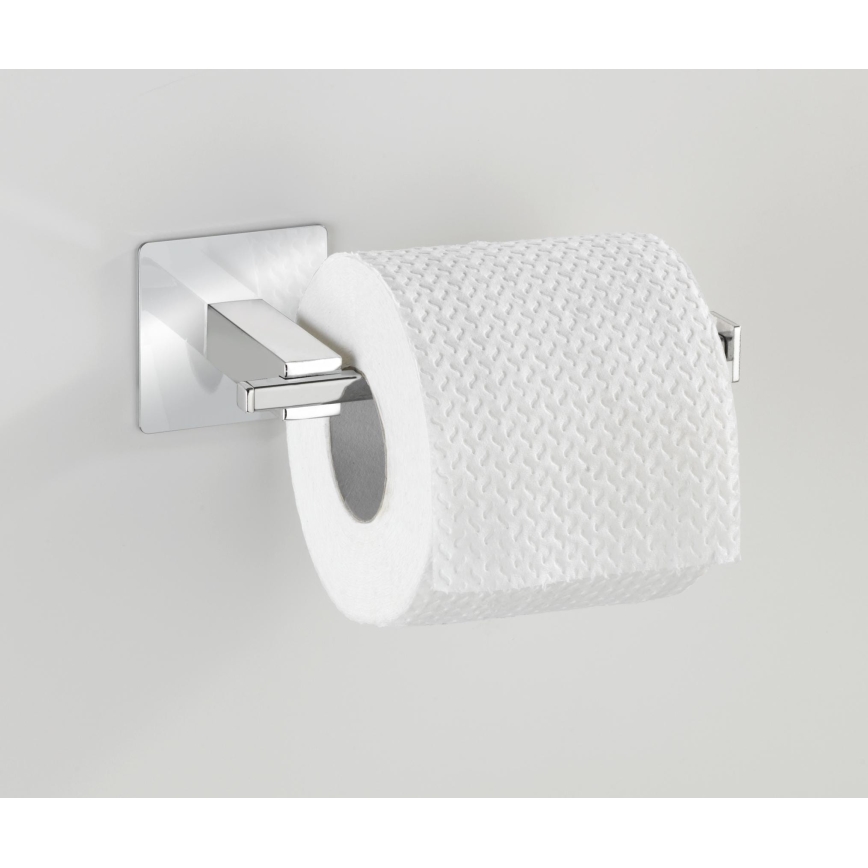 WENKO 23859800 - Držač toaletnog papira TURBO-LOC QUADRO ED 16,5x6,5 cm nehrđajući čelik